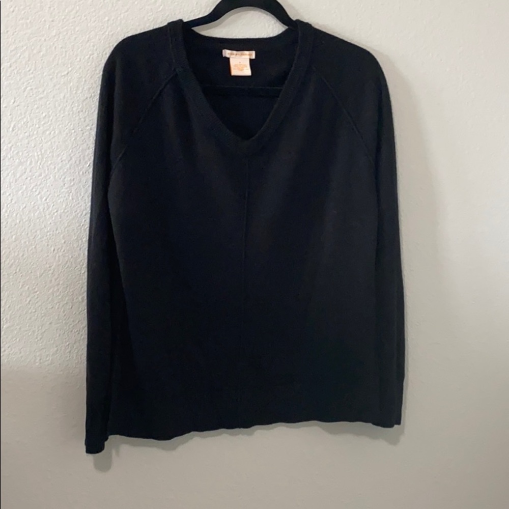 Vneck tunic sweater